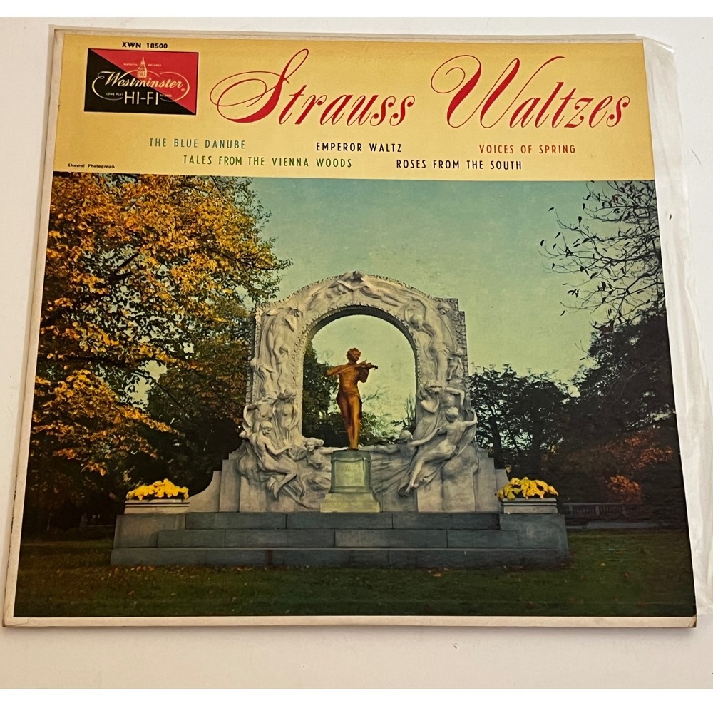 Strauss Waltzes Vinyl Record‎ Westminster Hi Fi XWN 18500 Classical Music